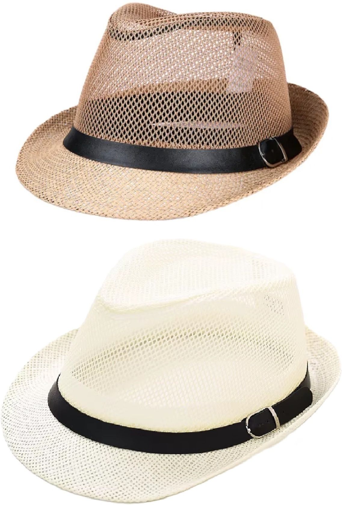 ZACHARIAS Fedora Cowboy Breathable Mesh Net Hat Cap Free Size-picture-18