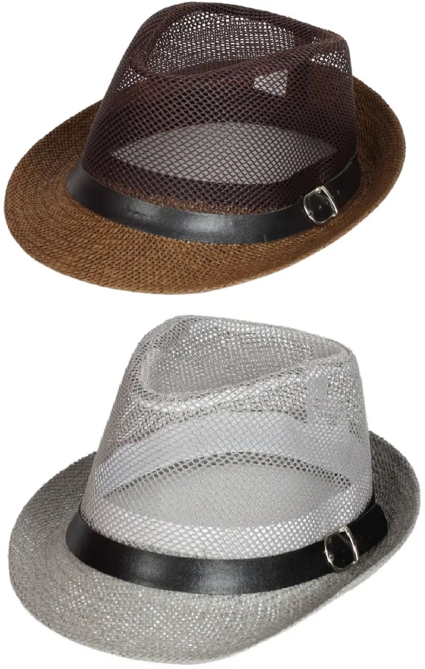 ZACHARIAS Fedora Cowboy Breathable Mesh Net Hat Cap Free Size-picture-22