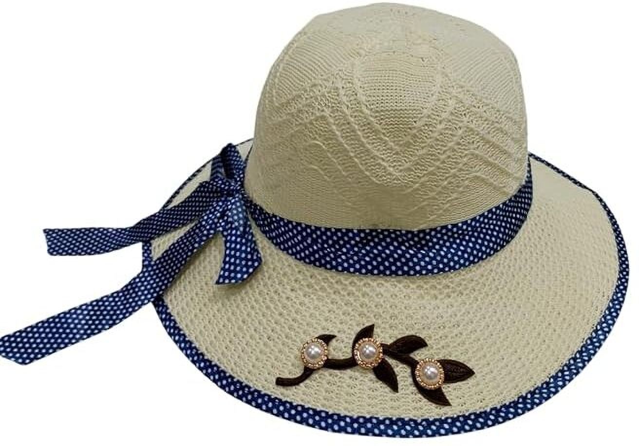 riditt Foldable Travel Beach Sun Hat for Girls and Women , M1-picture-15