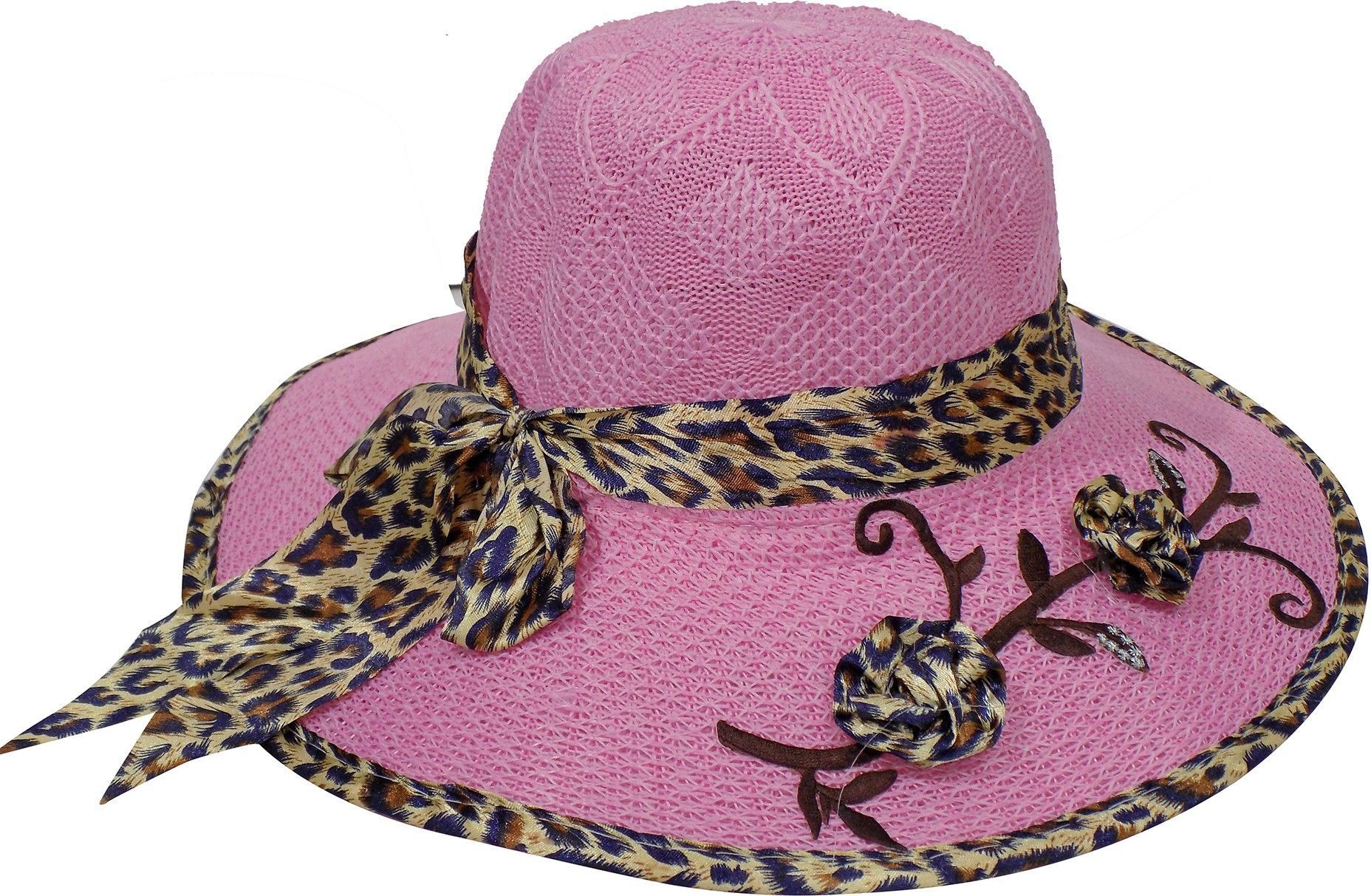 RIDITT TREND Fedora Sun Hat for Women Girls, Cream Multi-Colored Bow