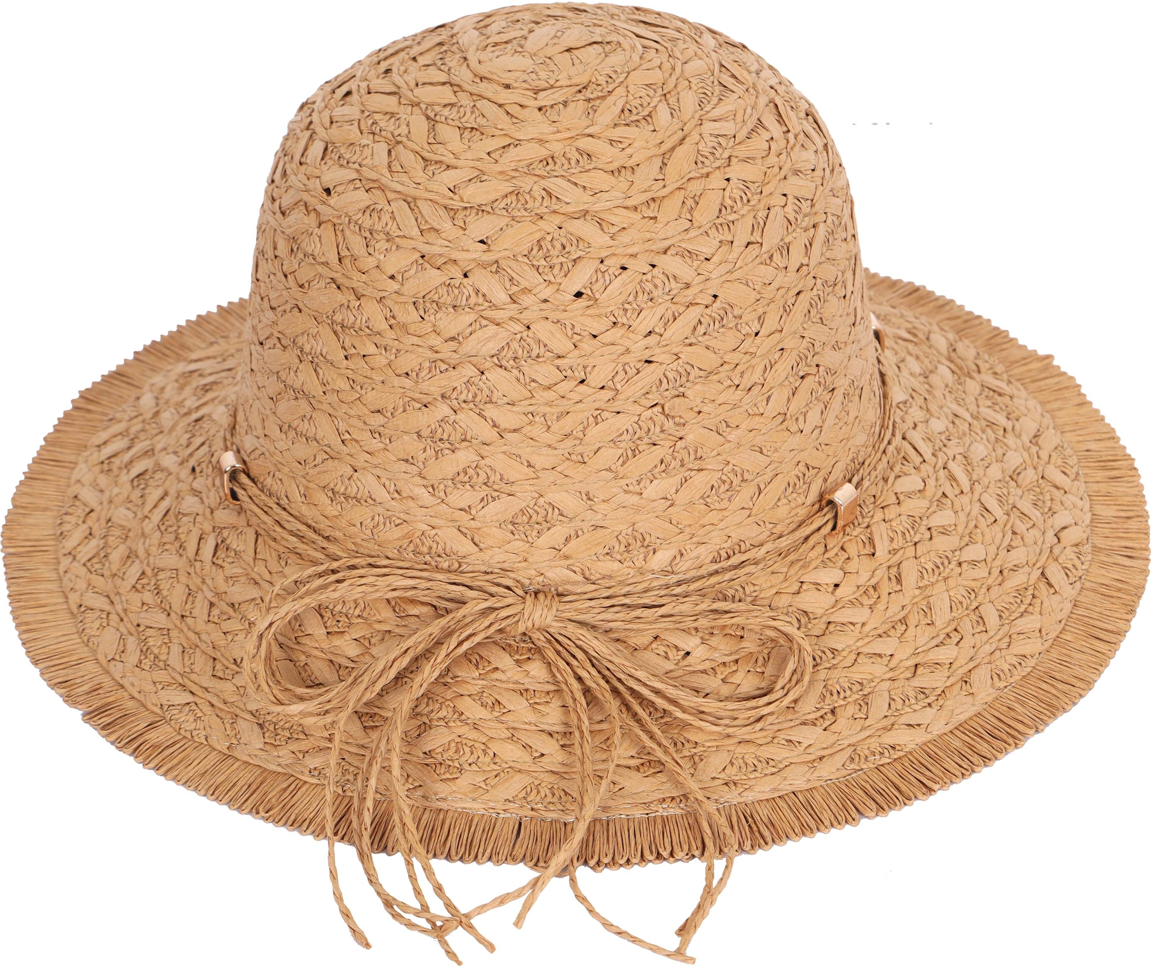 FabSeasons Sun Hat / Caps with long ribbons for Girls & Women-image-12