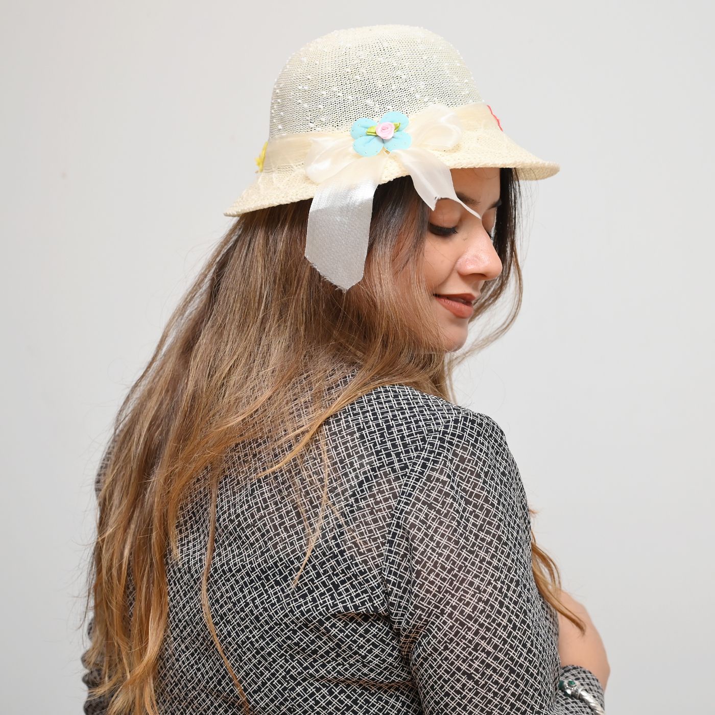 KPJN ENTERPRISES Fedora Hats Beach Caps Fedora Ribbon Hat-picture-17