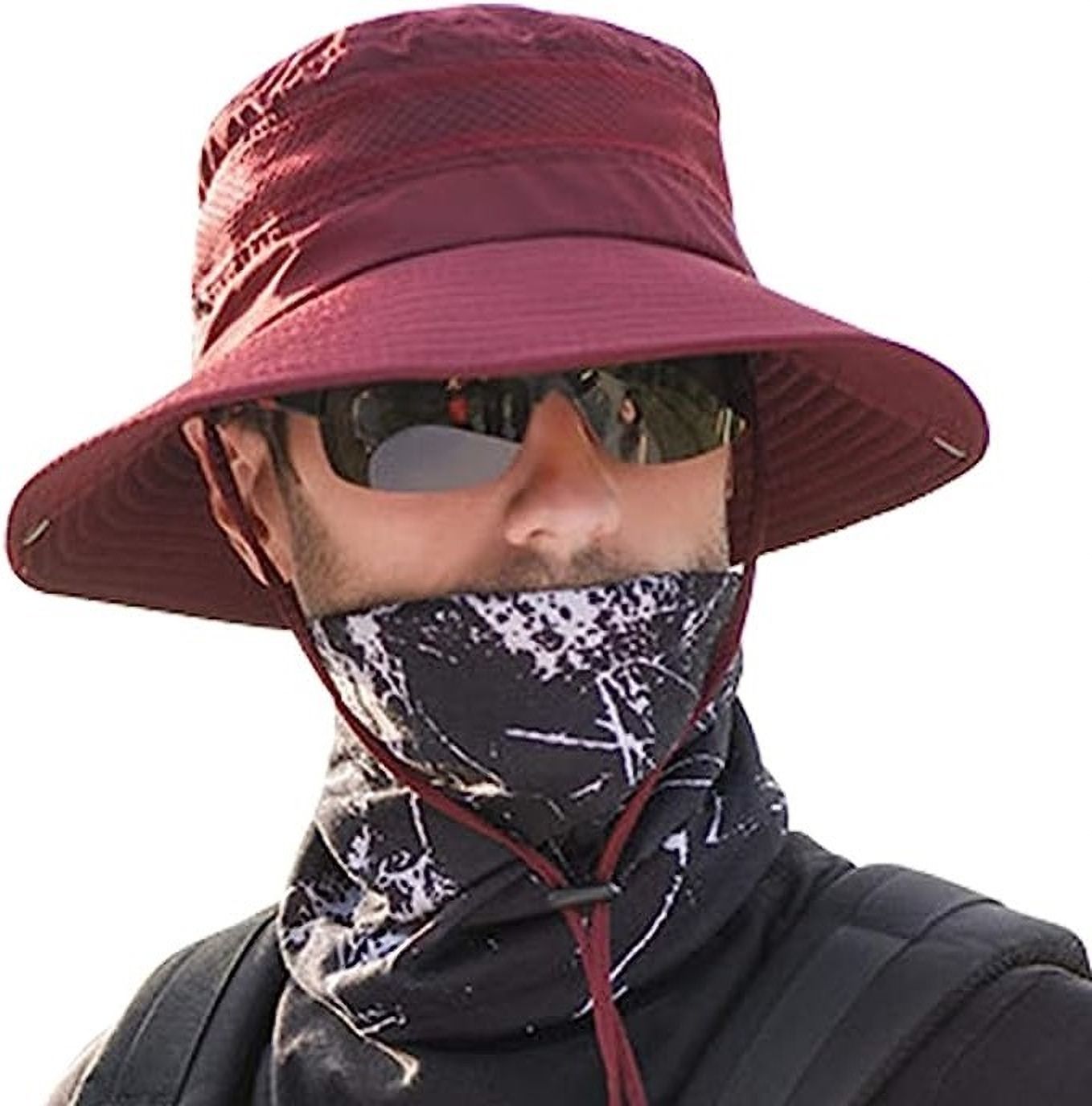 AlexVyan Round Crown Sun Visor Hat Cap for Men Boy UV & Sun Protection Summer Wide Brim-image-31