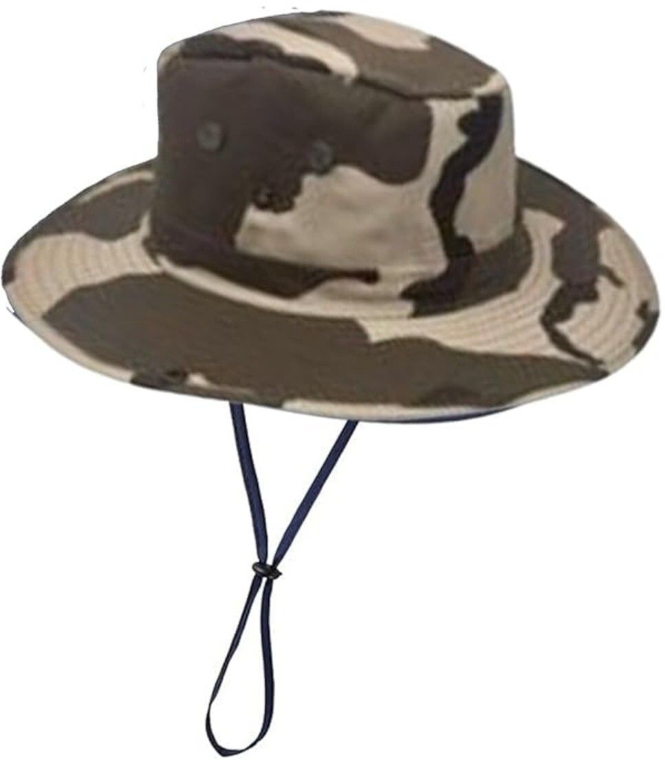 Zonkar Unisex Cotton Classic Camouflage Hat Summer Sun Protection Packable Beach Hat-image-7