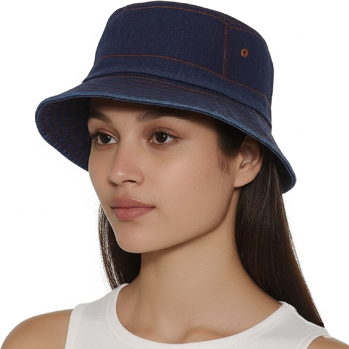 ZACHARIAS Women's Denim Fishermen Bucket Hat-picture-36