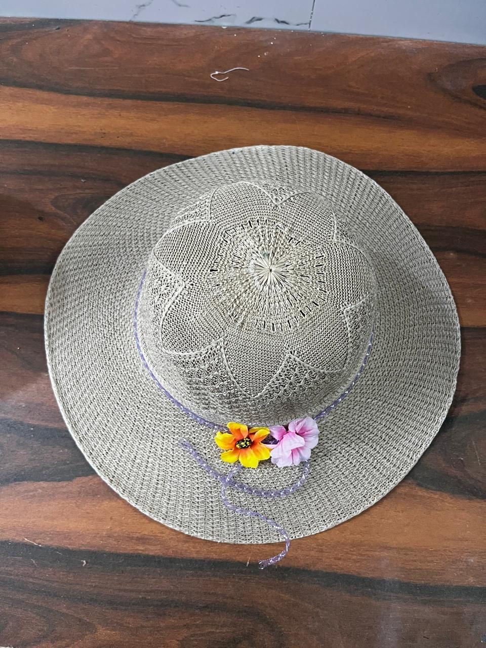 Zonkar Brown Long Brim Beach and Sun Hat/caps for Women & Girls-picture-16