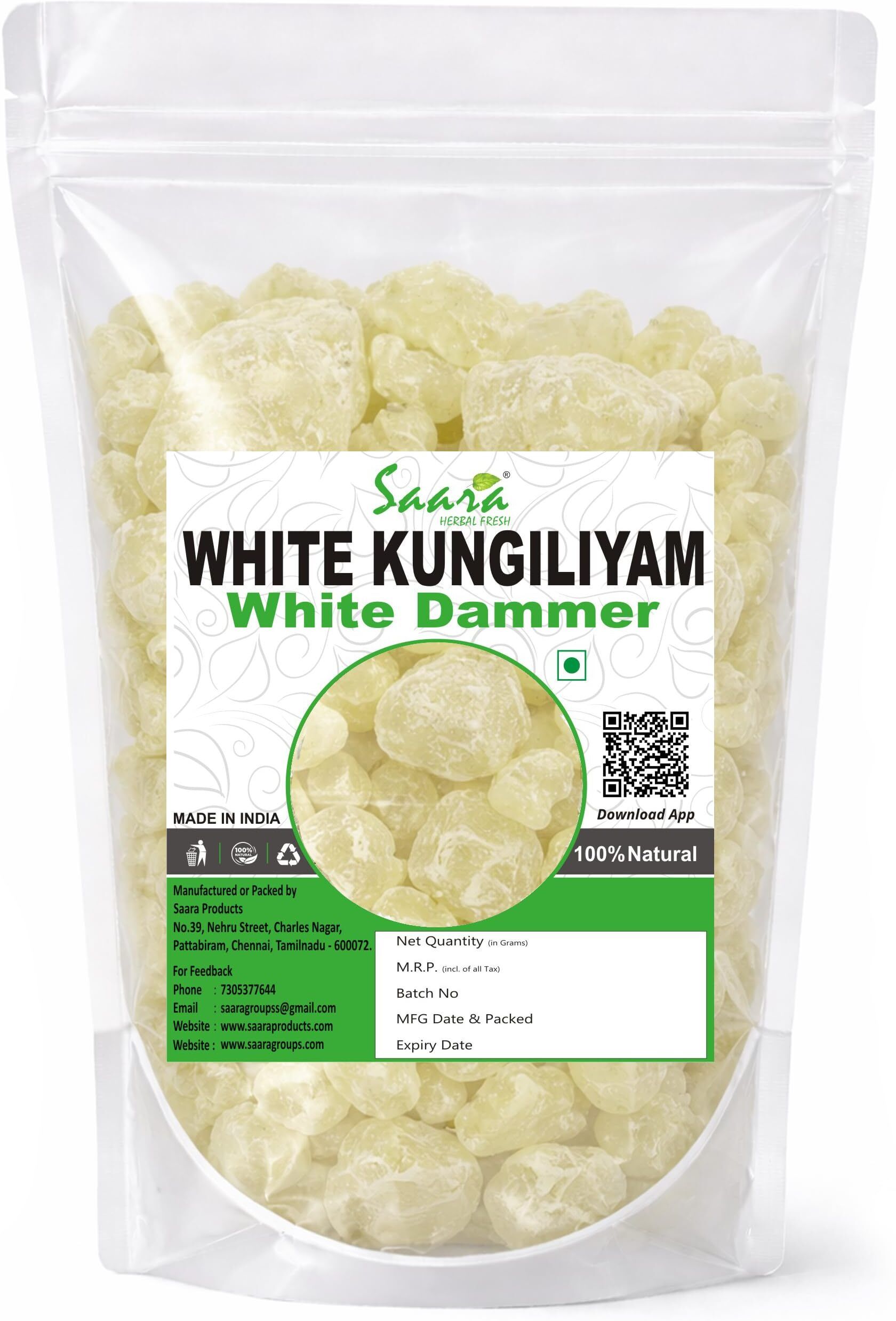 saara products Kungiliyam, 50g, White Kungiliyam, Venguliyam, Khada Dhoop-picture-14