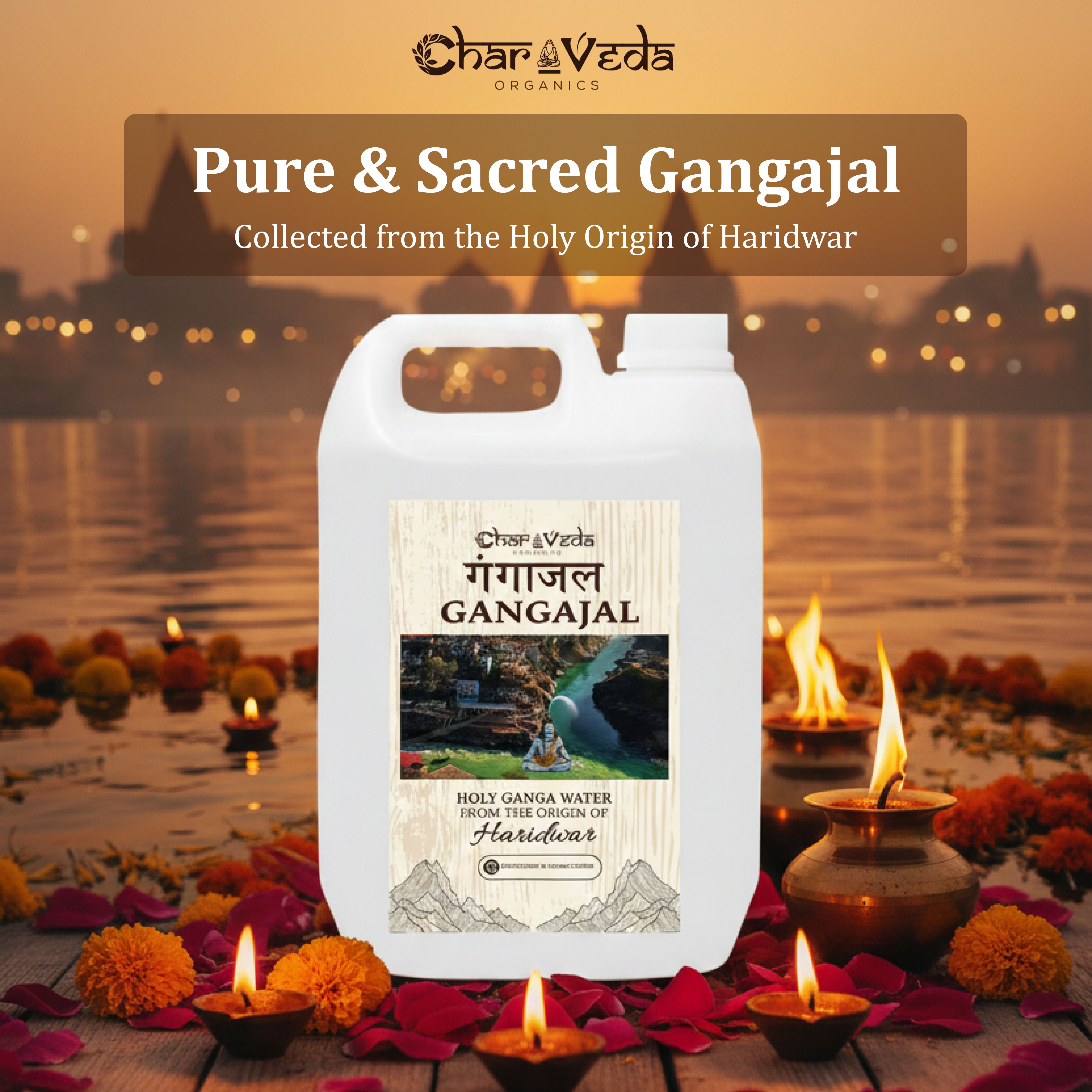 charvedaorganics Pure Gangajal from Haridwar| 100% Authentic & Original-picture-17