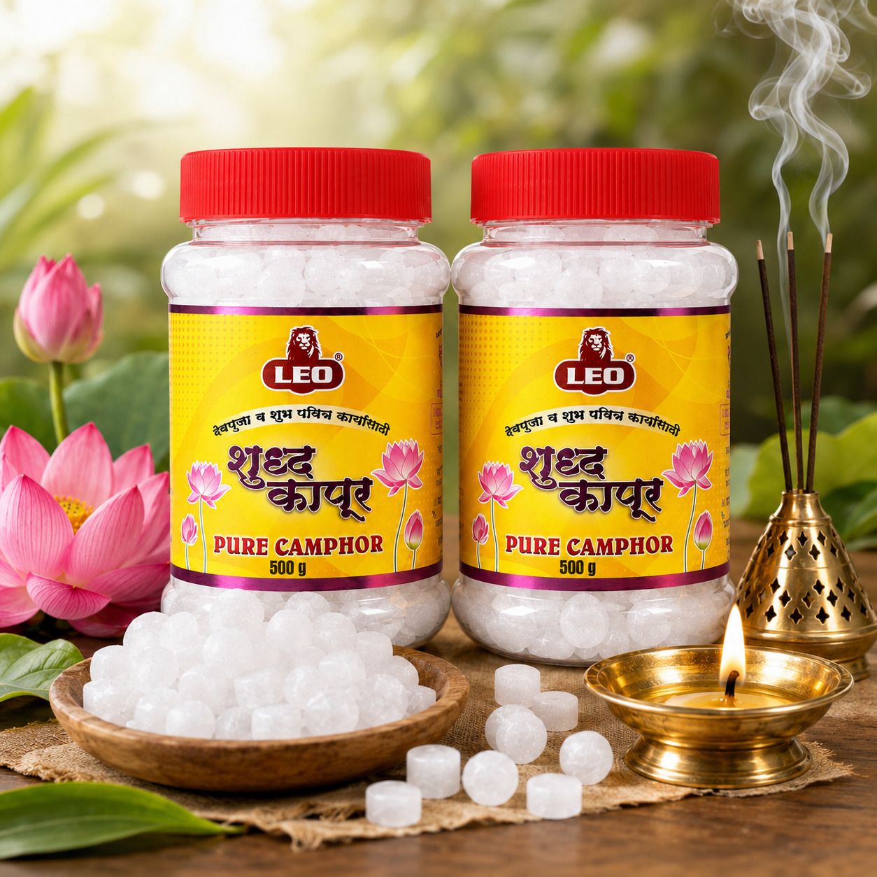 leo Shuddh Kapoor (Pure Camphor) Tablets | Puja Camphor-picture-1