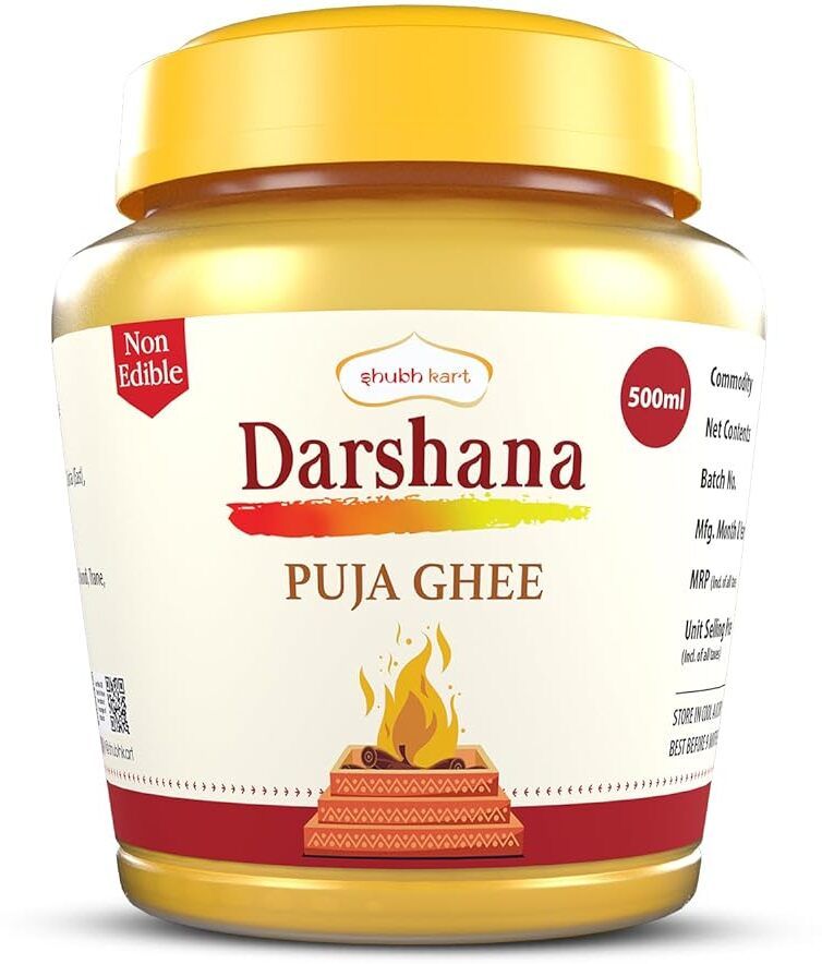 Darshana Puja Ghee - 500 ML|Non-Edible for Festivals