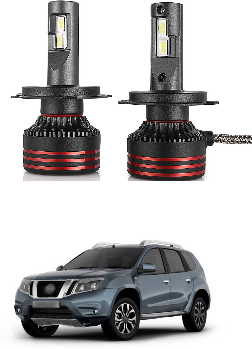 Universal M8 Pro H4/9003/HB2 120w H4 LED Headlight Bulbs with Led headlamp SG186 Car Fancy Lights-image-37
