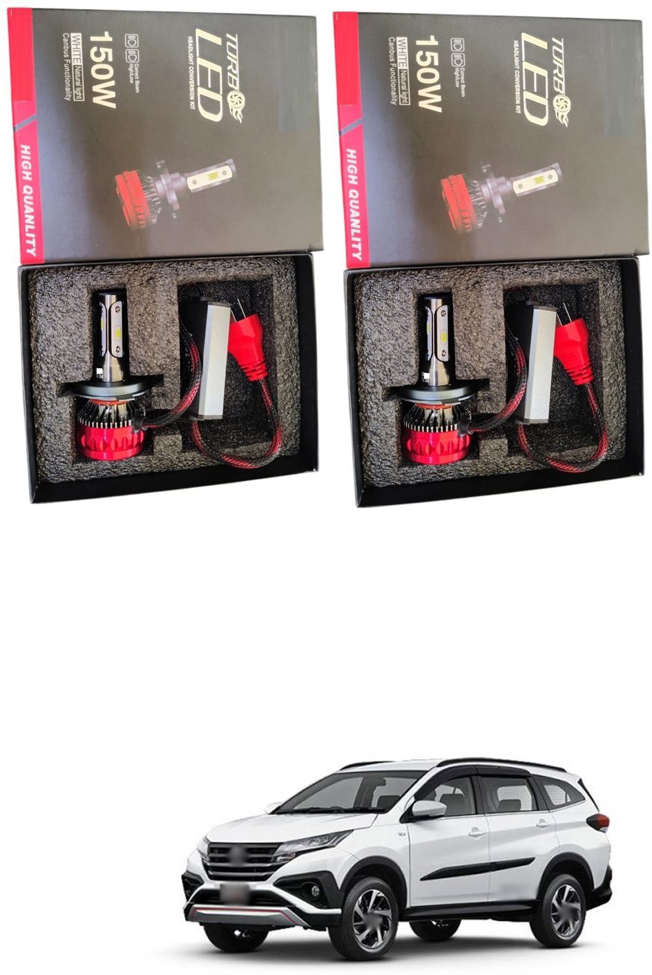 H4 Fitting Led Headlight Bulb High Low Beam Lens Headlamp Bulb With Fan SG2335 Car Fancy Lights-image-16
