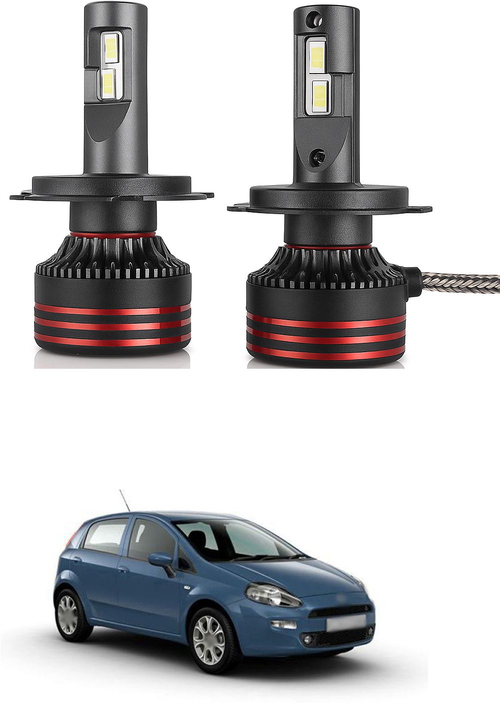 Universal M8 Pro H4/9003/HB2 120w H4 LED Headlight Bulbs with Led headlamp SG57 Car Fancy Lights-image-38