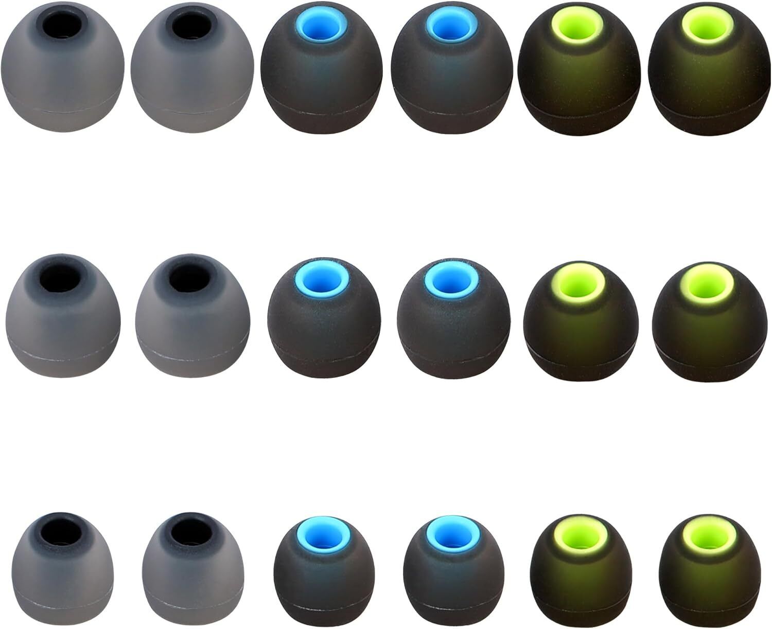 KAELAN Earbuds Rubber earphone tips replacement cushion ear buds Black Blue Green In The Ear Headphone Cushion-image-25