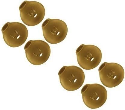 BUMTECH (Pack of 8) Silicone replacement In The Ear Headphone Cushion (Pack of 8, Gold) In The Ear Headphone Cushion-image-30