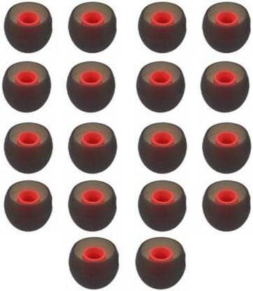 BUMTECH Premium Quality Silicon and Light weight Ear Tips For All Men & Women ( Pack Of 9 Pair) ( 18 Pcs) Silicone replacement In The Ear Headphone Cushion (Pack of 18, Red, Grey) In The Ear Headphone Cushion-image-21