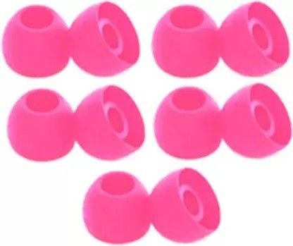 YTM Silicon Earbuds Rubber Earbuds Tips in The Ear Headphone Cushion (Light pink ) In The Ear Headphone Cushion-image-40