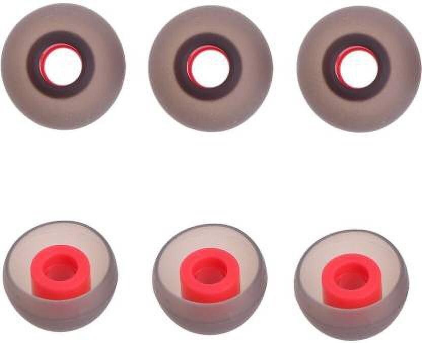 BBS PRO Red 6 pcs Earbuds Rubber earphone tips In The Ear Headphone Cushion-image-38