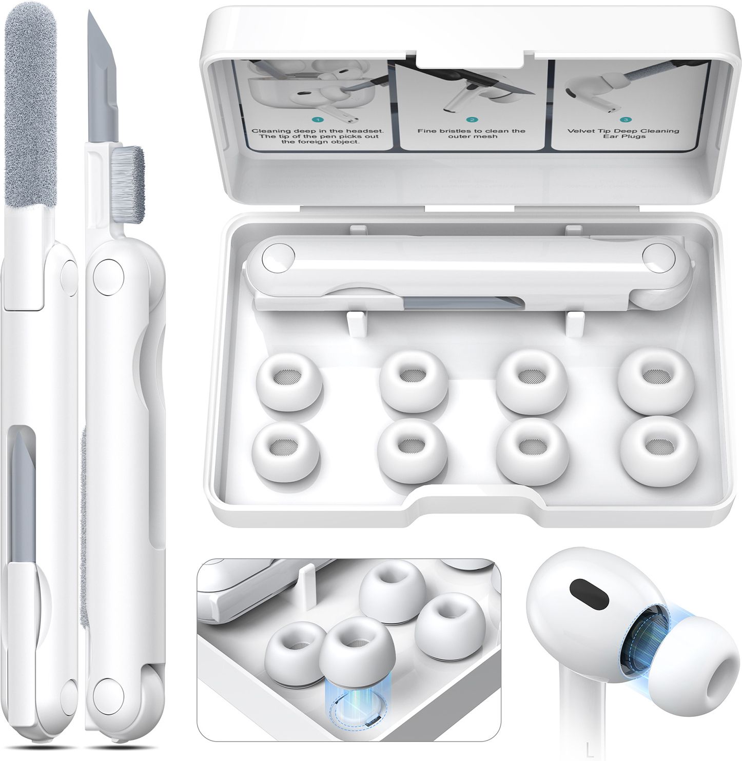 ELEPHANTBOAT Silicone Earbud Tips For AirPods Pro In The Ear Headphone Cushion-image-30
