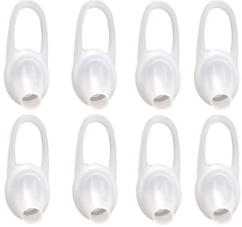 BUMTECH 8 Pcs white Bluetooth Silicon Earbud In The Ear Headphone Cushion-image-22