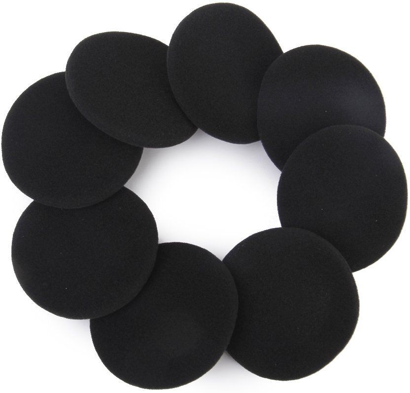 HICLE 65mm Universal Foam Earbud Covers – Replacement Cushions for On-Ear Over The Ear Headphone Cushion