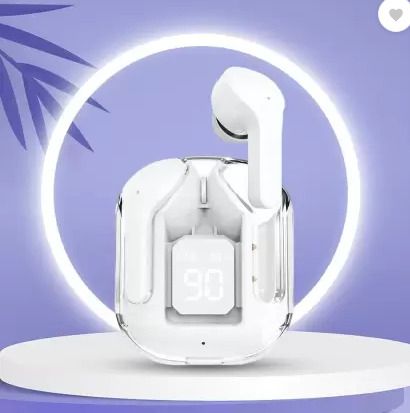 Aditya Smart Design UltraPods Buds With Charging Case Bluetooth (White, In the Ear)4 Over The Ear Headphone Cushion-image-49