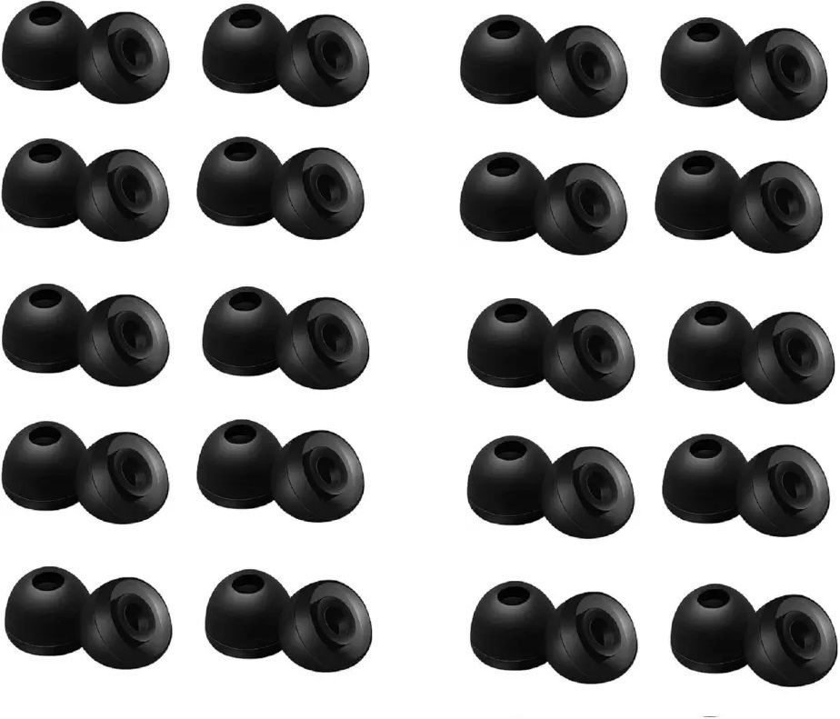 Somapa Silicone Round Eartips For Rockerz & All Earphones Earphone Replacement Cover In The Ear Headphone Cushion-image-43