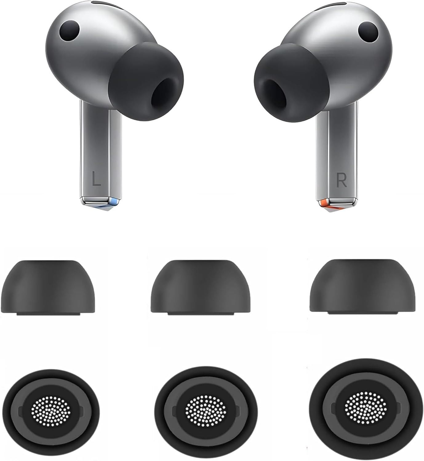 SCALEBEE 3 Pairs Replacement Eartips for Samsung Galaxy Buds 3 Pro In The Ear Headphone Cushion-image-38