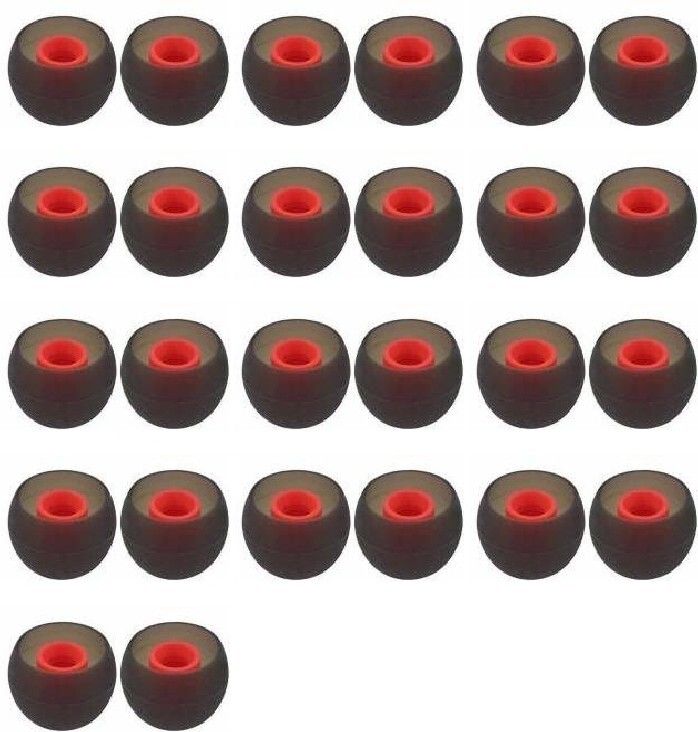 BUMTECH (Pack of 26, Gray, Red) Premium Quality Silicon Earbuds (Size-M) In The Ear Headphone Cushion-image-27