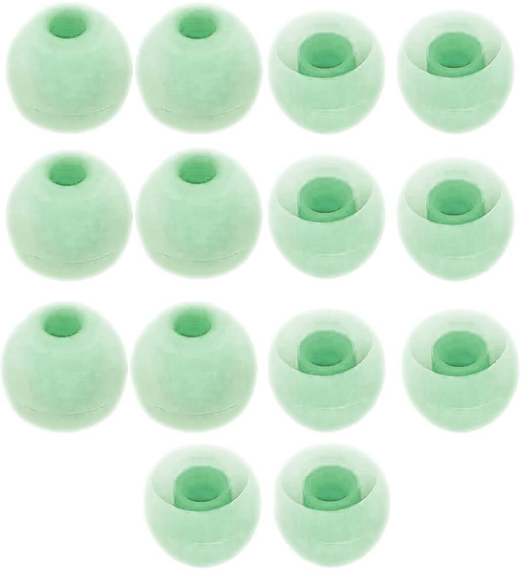 BBS PRO Red White 14 pcs Earbuds Rubber earphone tips replacement headphone cushion In The Ear Headphone Cushion