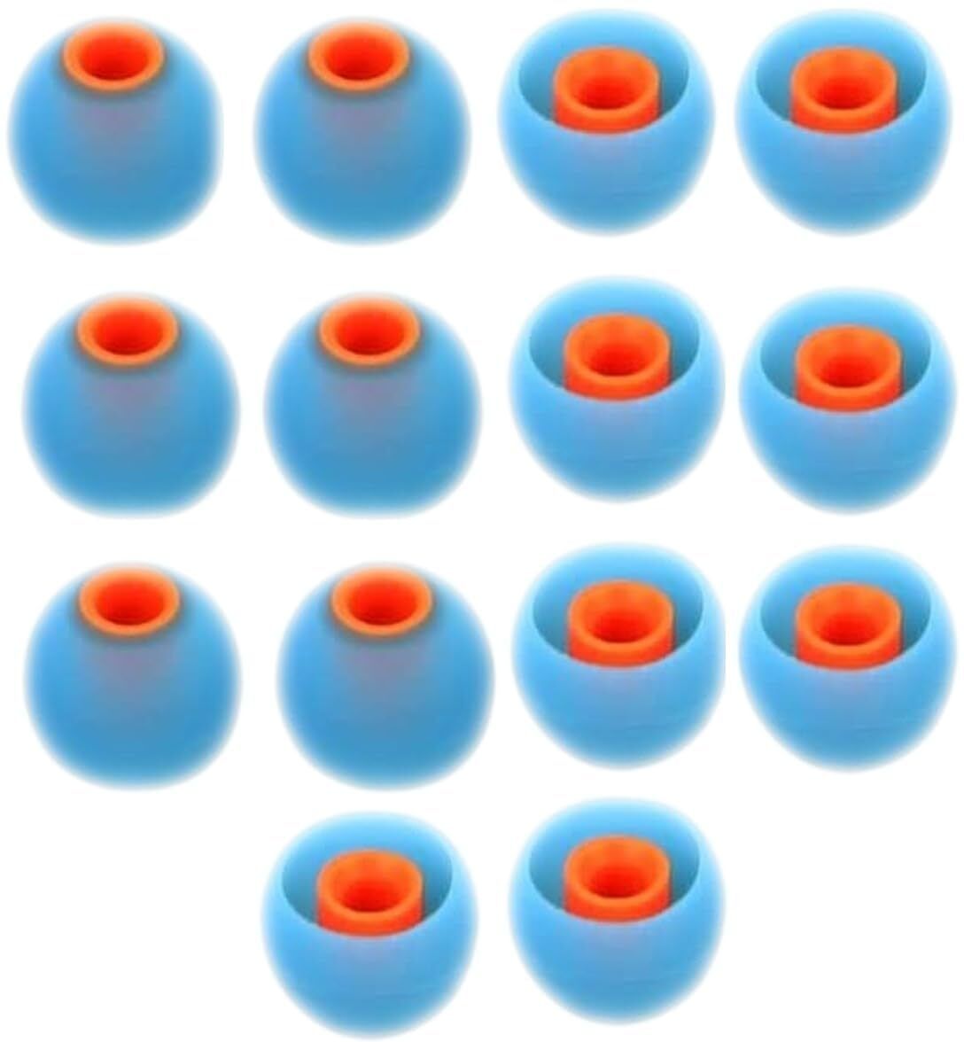 BBS PRO 14 Pcs Premium Silicone Rubber Earbuds, Earplugs for Earphones Bluetooth In The Ear Headphone Cushion