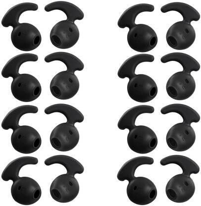 BBS PRO 16 pcs balck rubber for u earbud scover In In The Ear Headphone Cushion-image-27