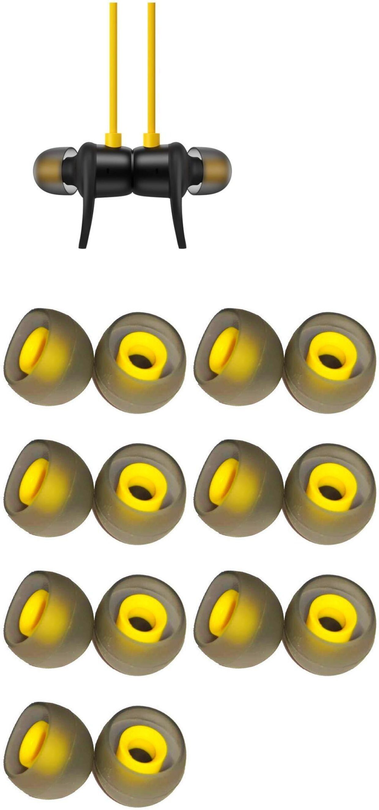 BUMTECH 10 Pcs Silicone Rubber Earbuds for Buds 2 | (M) Size In The Ear Headphone Cushion-image-21
