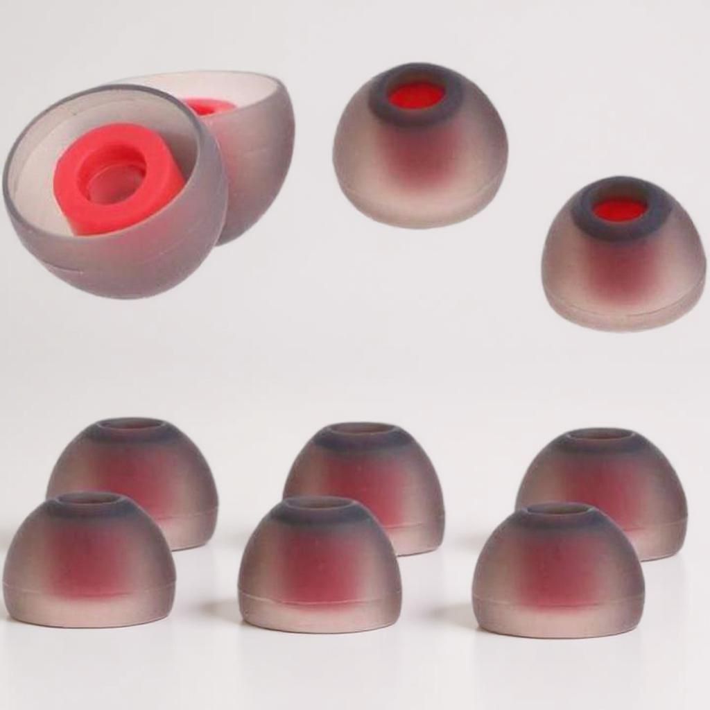 orlife Soft Silicone Rubber Earbuds Tips for Earphones In The Ear Headphone Cushion-image-7