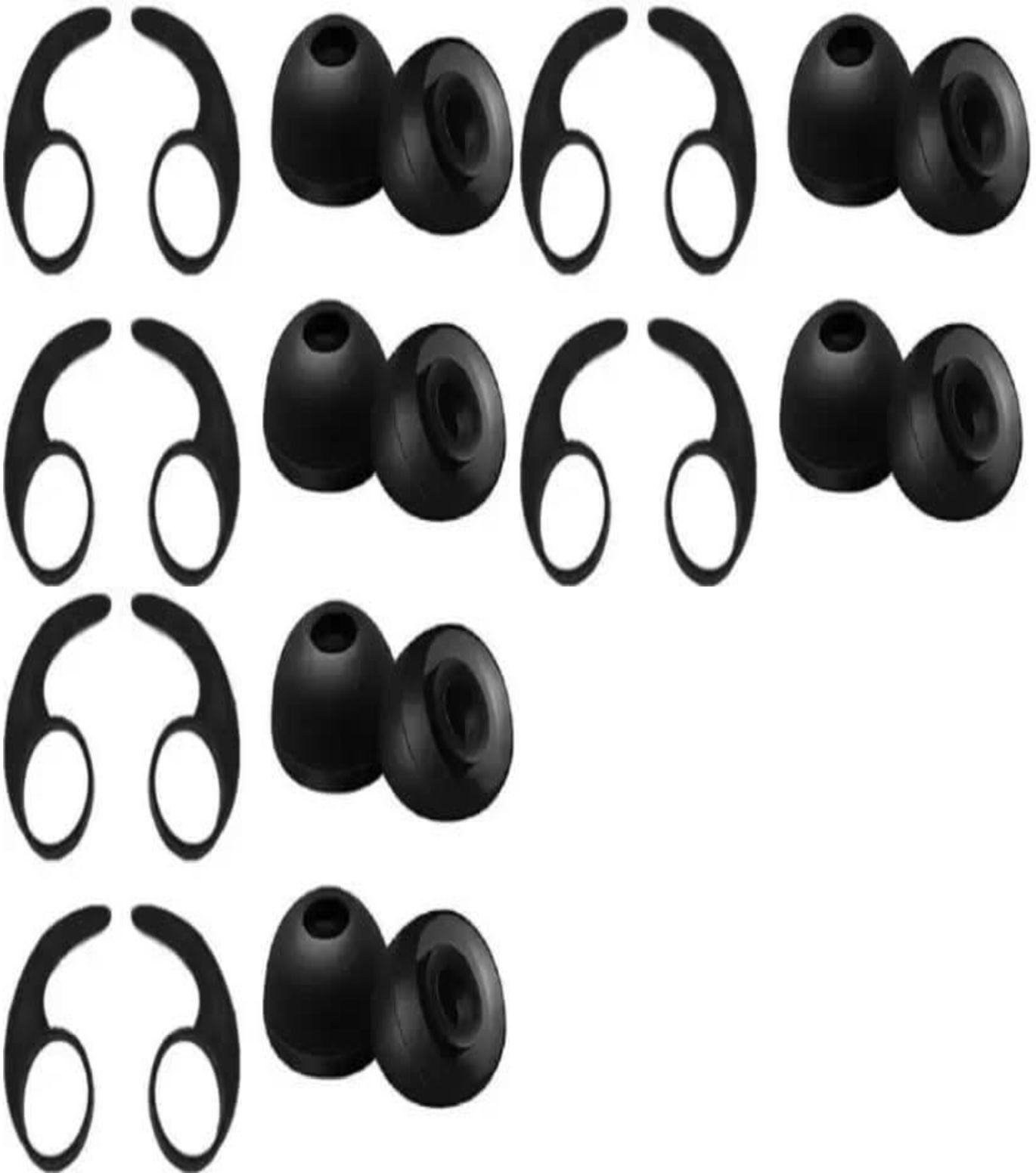 BUMTECH Silicone Eartips for Rockerz 255 In The Ear Headphone Cushion