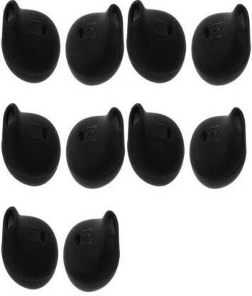 BUMTECH 10 Pcs ( 5 Pair) S6 Black es,eartips Anti-Slip Silicone Over In The Ear Headphone Cushion-image-46