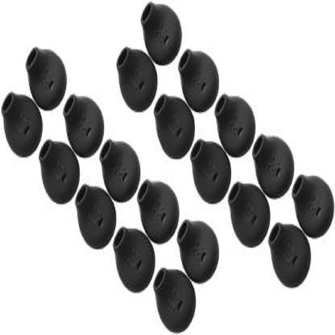 BUMTECH 20 Pcs (10 Pair) S6 Black In The Ear Headphone Cushion (Pack of 20, Black) In The Ear Headphone Cushion-image-36
