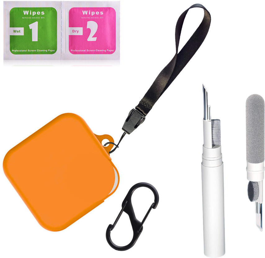 Leiox Silicone Press and Release Earbuds Case For CMF By Nothing Buds Pro 2 Case With Cleaner Kit & Lanyard image 1