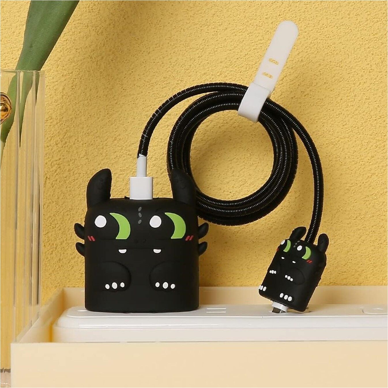 TECHWIND TWDCRTNSL03CVR Compatible With - Apple / iPhone 18-20W Charger Adapter Case Cable Protector-image-20