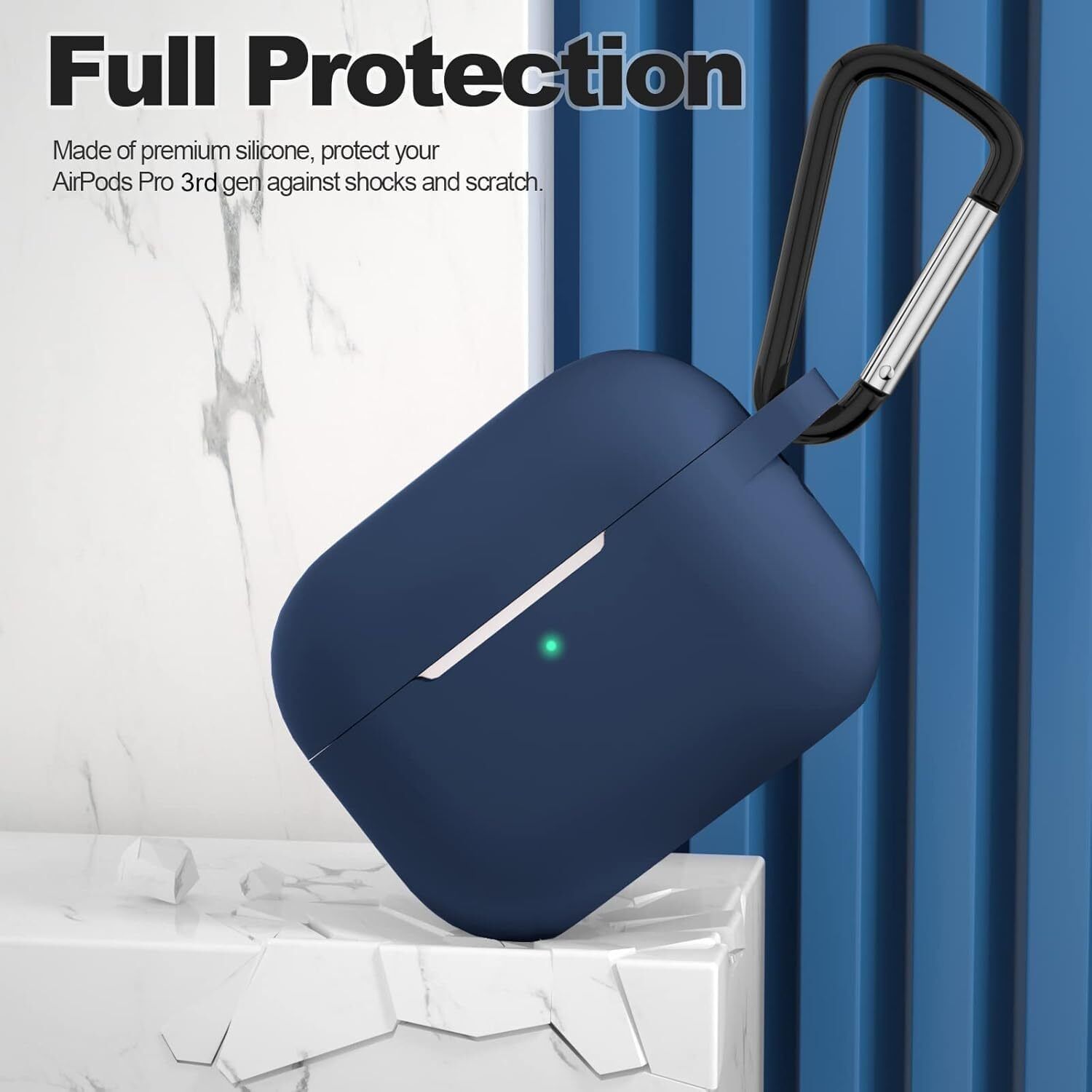 KHR Silicone Press and Release Headphone Pouch For Apple Airpods Pro 3-image-7