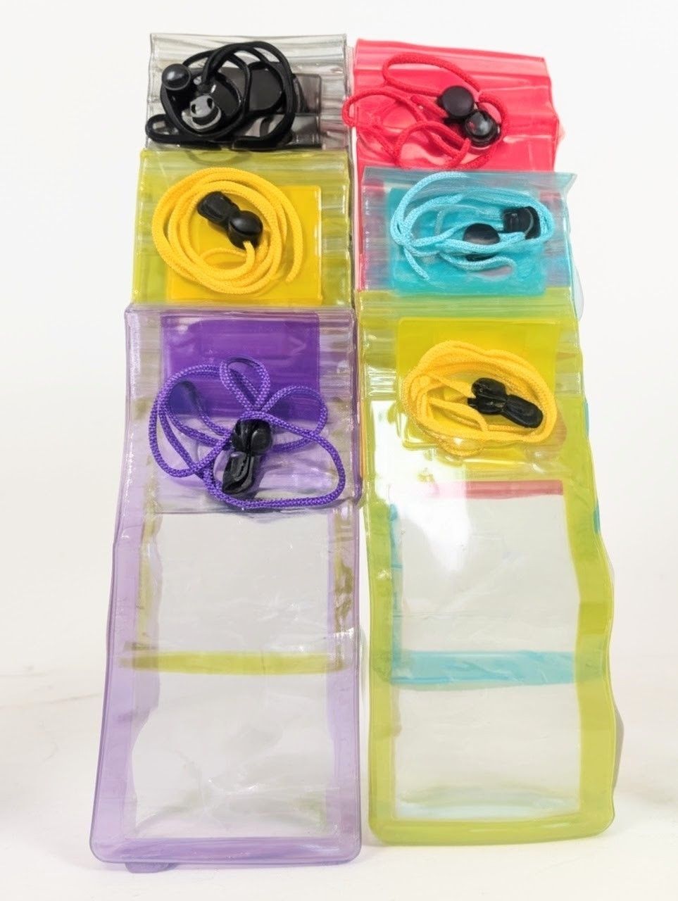 Saran Mob acc Plastic Press and Release Earbuds Pouch For water froof-picture-10