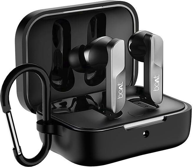sounce Silicone Press and Release Headphone Case For Boat Airdopes 800-image-5