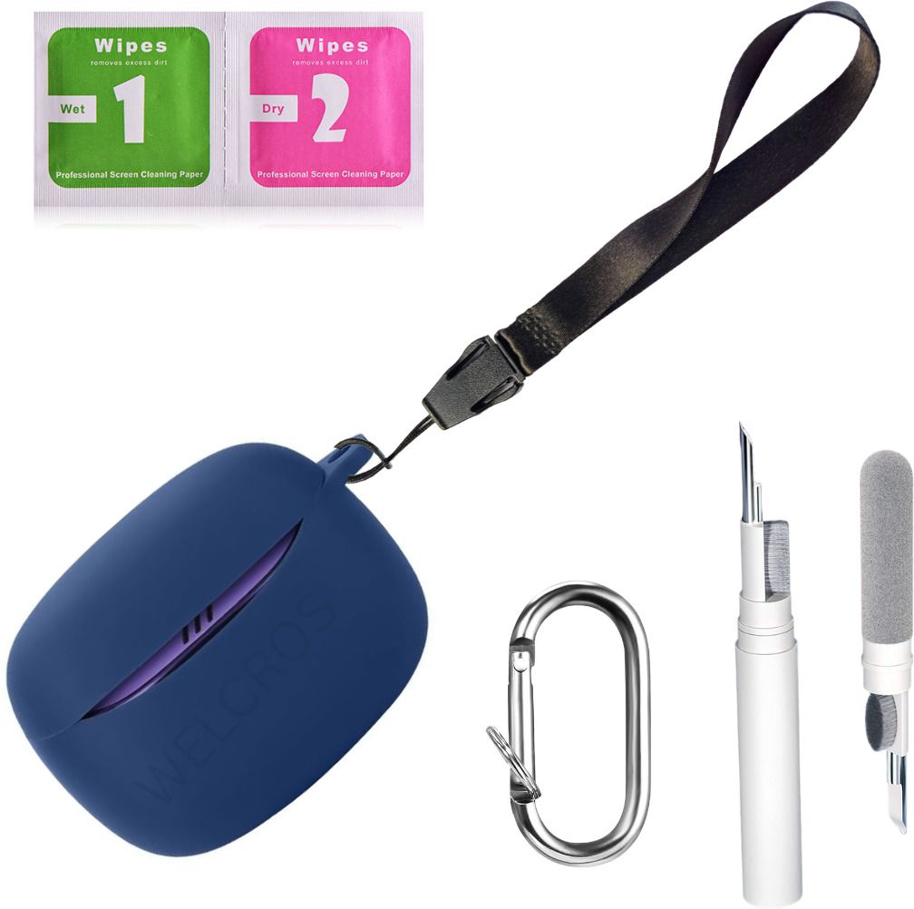 WELCROS Silicone Press and Release Earbuds Case For JBL Tune Beam 2-picture-19