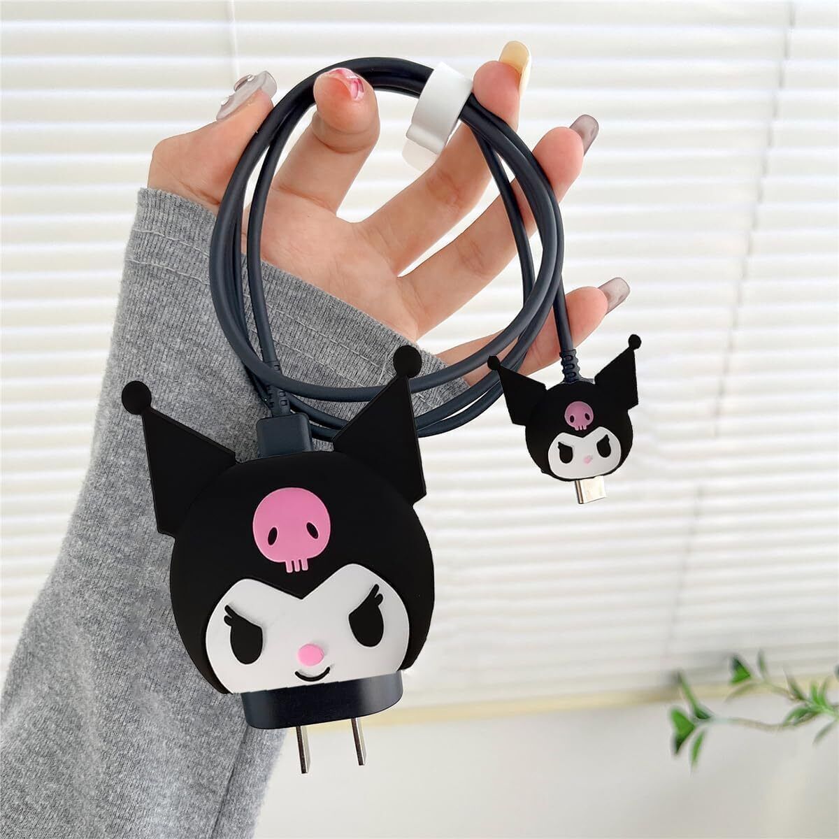 AUDICE Silicone Press Stud Headphone Pouch For Samsung Charger Cover 25W-picture-16