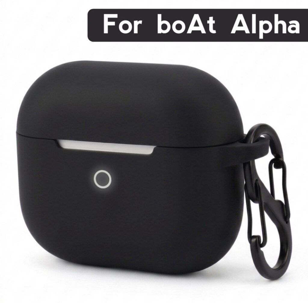Mezokart.com Silicone Press Stud Earbuds Pouch For boAt Airdopes Alpha-picture-11