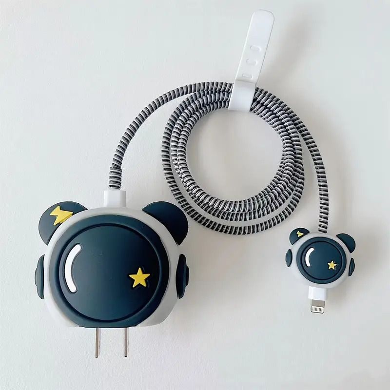 Midos Silicone Press Stud Headphone Case For iPhone Charger 18w / 20w Case-image-29