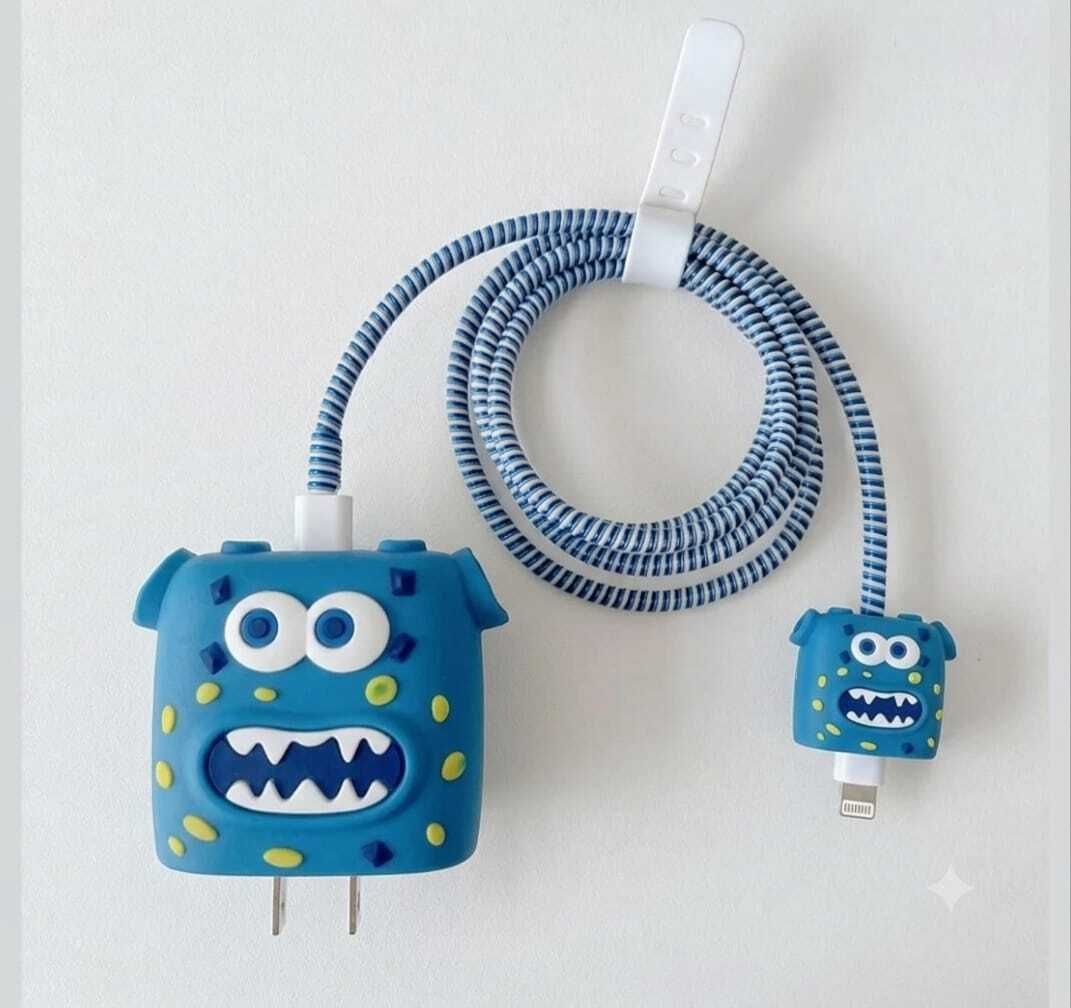 AIFEI Silicone Press Stud Headphone Case For 18/20W CHARGER COVER-image-0