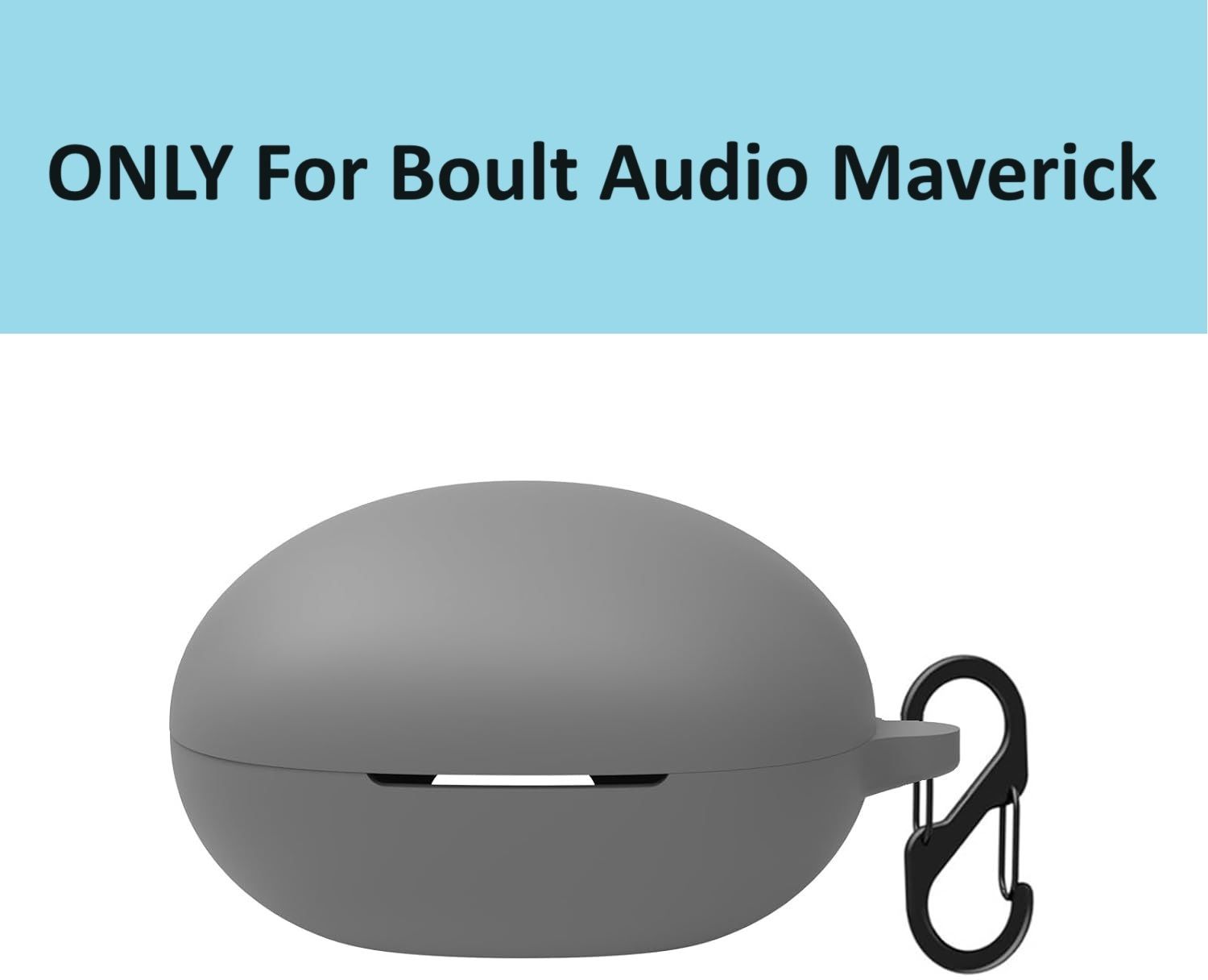 capo Silicone Velcro Headphone Case For Boult Maverick-image-10
