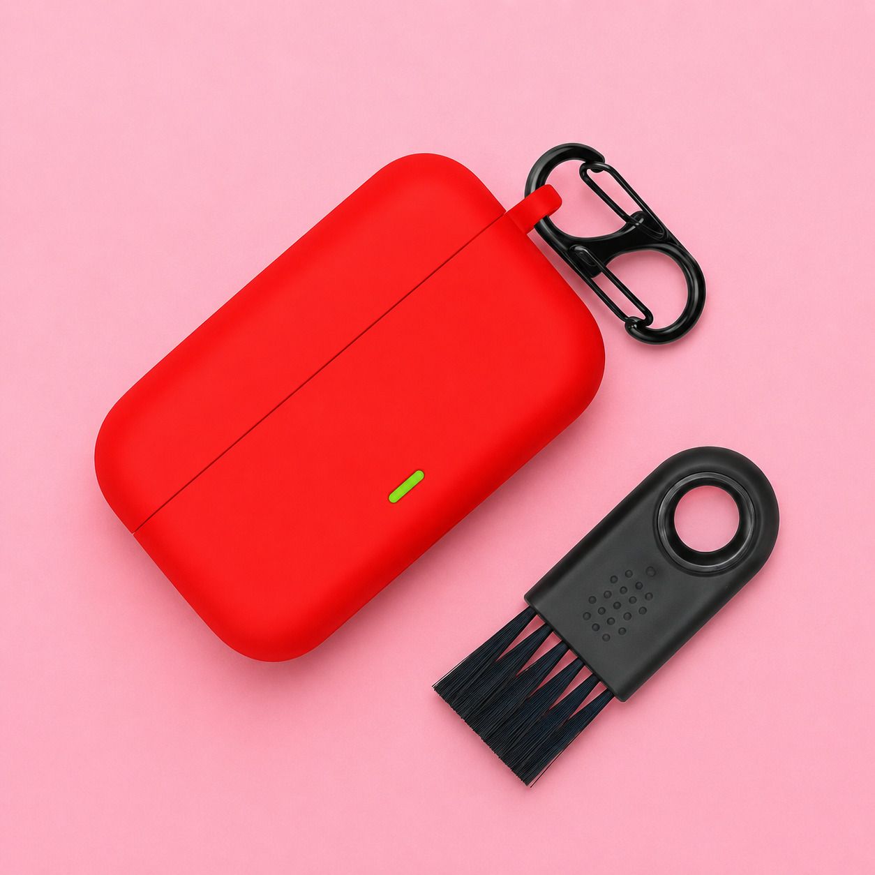 VibeeShell Silicone Press and Release Earbuds Case For Silicone case cover for realmee T 500 PRO-image-1