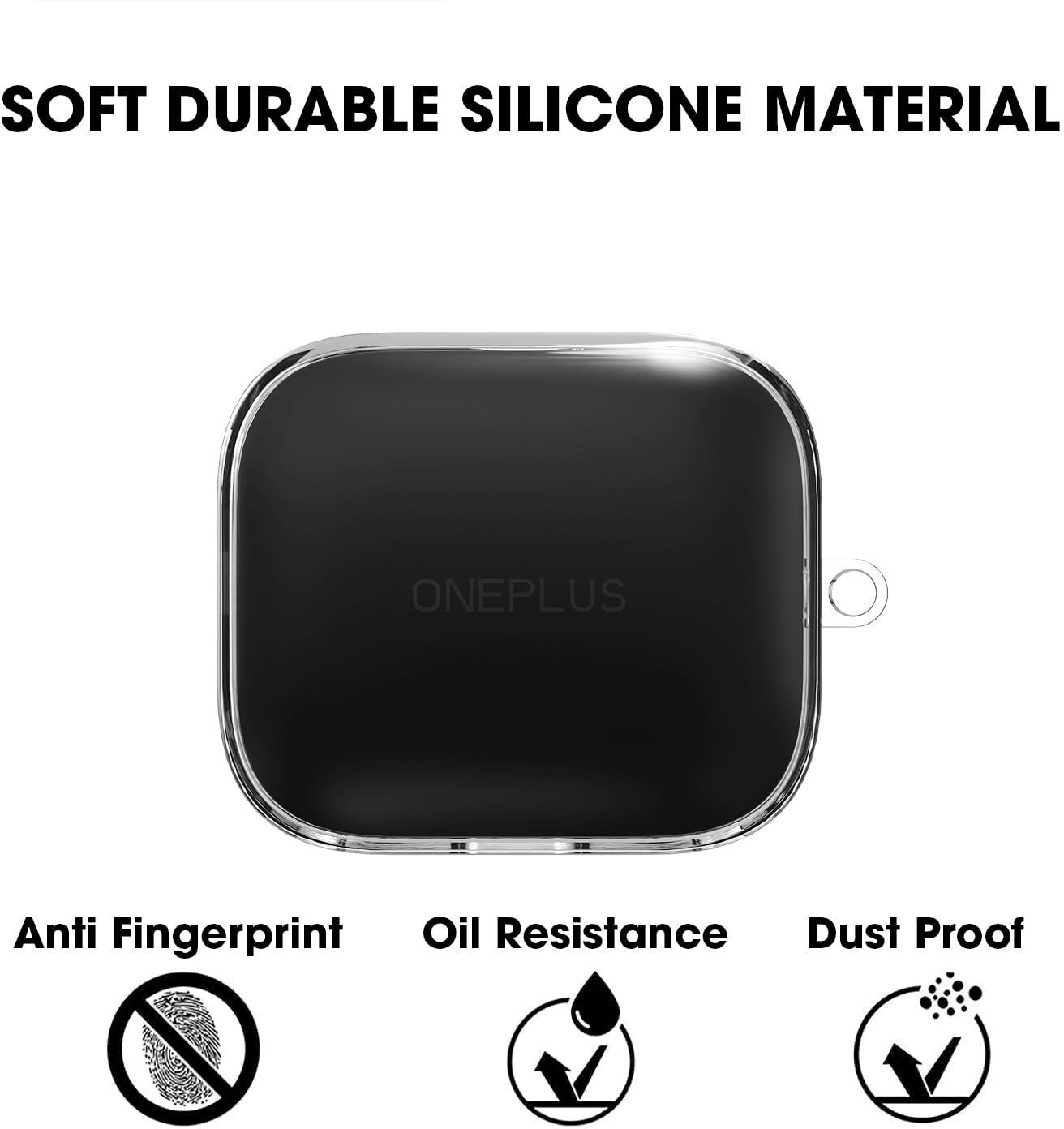 MobieGenie Silicone Press and Release Earbuds Case For OnePlus Buds 3-image-29